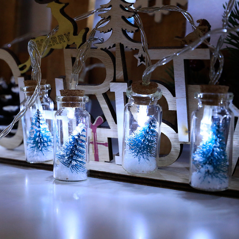 christmas tree bottle lights