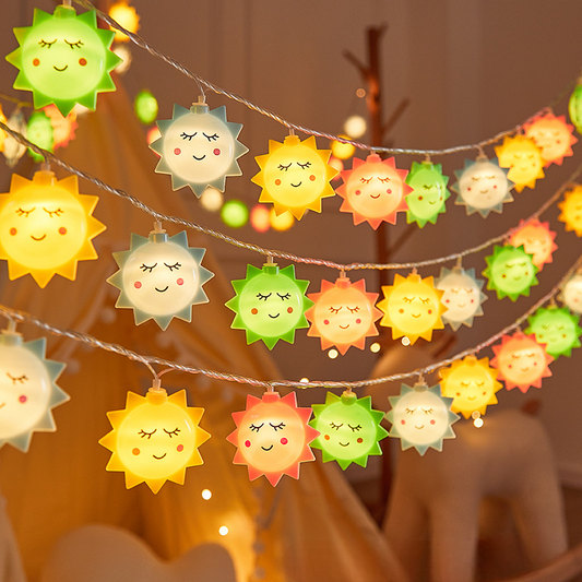 Colorful Sun String Lights