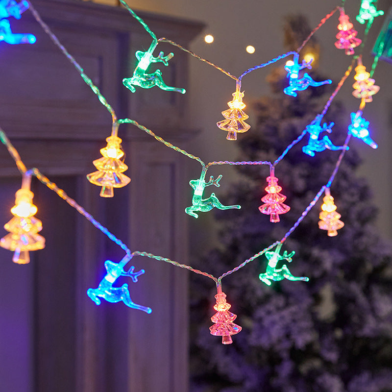 Deer & Christmas tree Lights