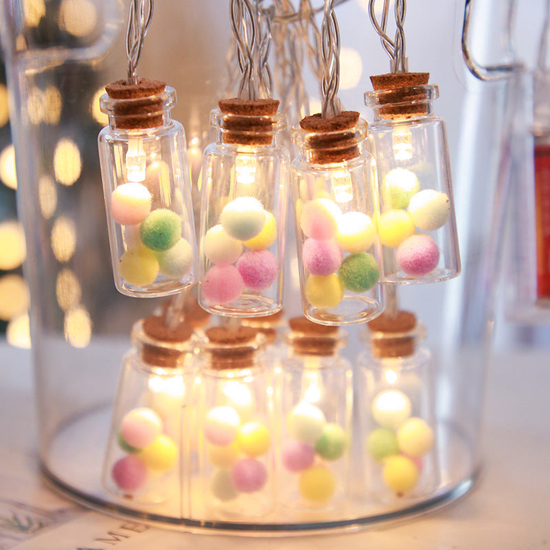 the balls bottle string lights