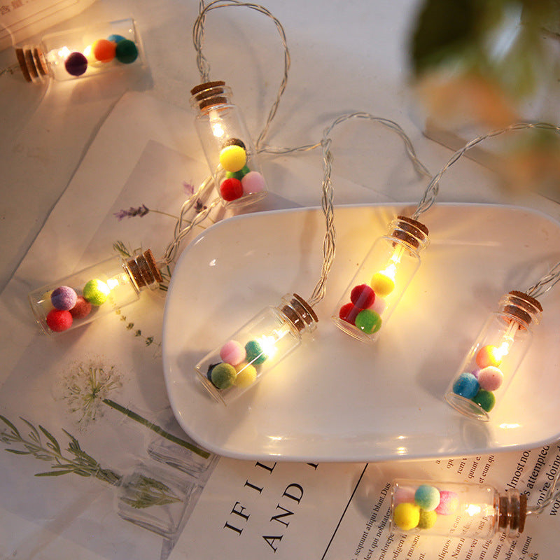 the balls bottle string lights