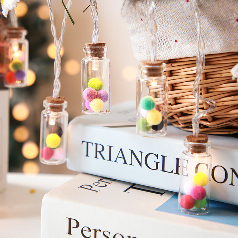 the balls bottle string lights