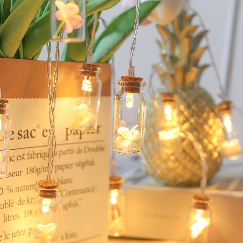 the flower bottle lights