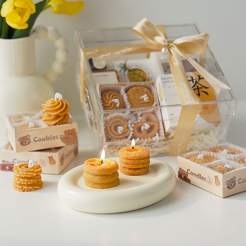 aromatherapy cookies candles box