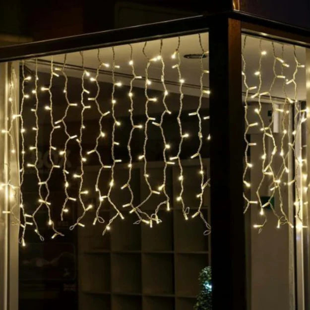 Festive Curtain Lights - Warm White