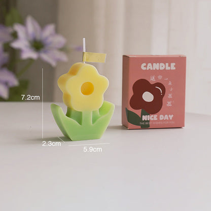 little flower scented candles