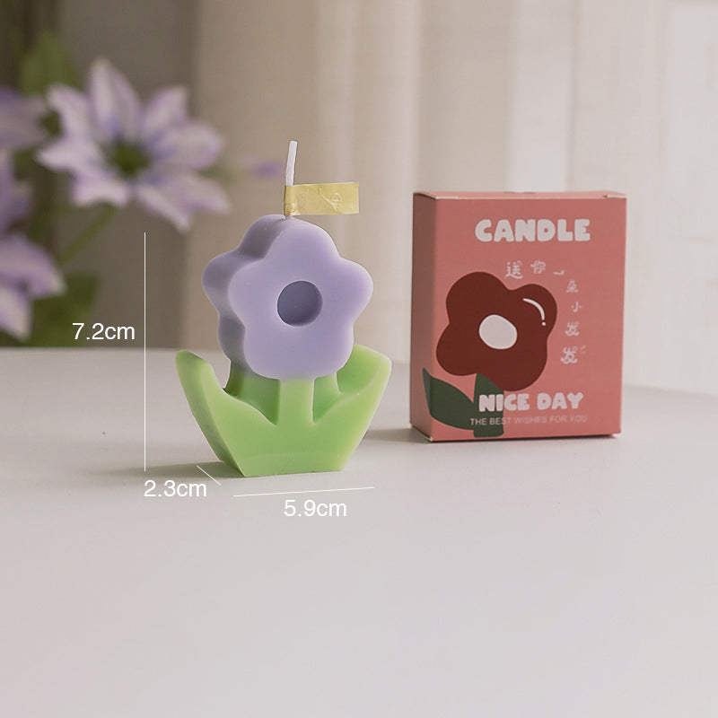 little flower scented candles