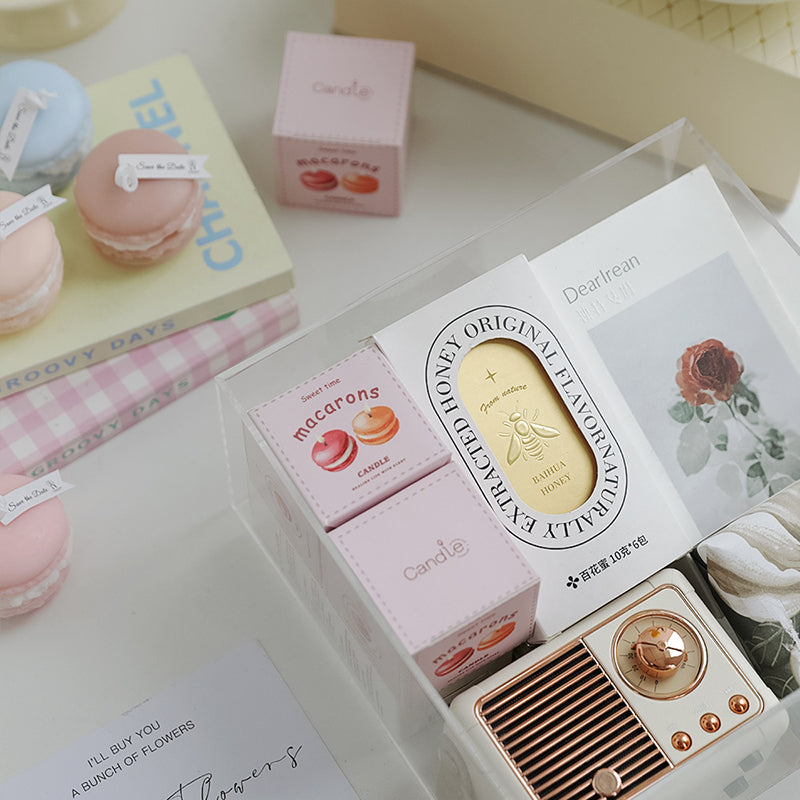 macaron scented candles